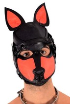 SMU Leather Mascarade halloween Mask Red 20 - $144.95
