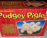 Vintage 1983 Pudgey Piglet Plush Toy W Box Needs Fixed Just Makes Grindi... - $19.79