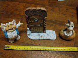 World Of Krystonia Trumph Troll Figurine Lot Panton Made In England 1988 - £31.64 GBP