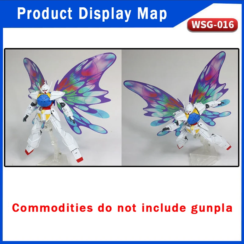 Anime HG RG 1/144 Gundam Butterfly Light Wing Expansion Pack Moonlight Butterfly - £16.59 GBP