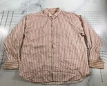 Vintage WAH Arizona Hersteller Western Hemd Herren Groß Rot Weiß Grau Co... - $36.93