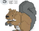 Squirrel Sculptures (JEKCA Lego Brick) DIY Kit - $62.00