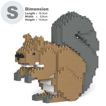Squirrel Sculptures (JEKCA Lego Brick) DIY Kit - $62.00