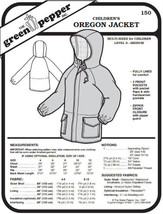 Children&#39;s Kids Oregon Jacket Coat #150 Sewing Pattern (Pattern Only) gp150 - $7.00