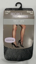 Secret Treasures Control Top Tights 1 Pair Size 4 Color  Black - $19.79