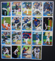 2010 Topps Series 1 &amp; 2 Tampa Bay Rays Team Set of 19 Baseball Cards - £1.57 GBP