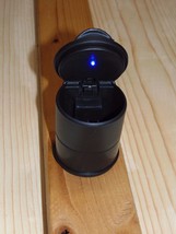 Portable Car Ashtray With Blue LED Light USA Stocked And Shipped - $6.60