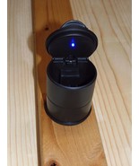 Portable Car Ashtray With Blue LED Light USA Stocked And Shipped - $6.60