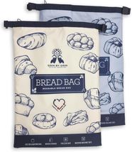 Extra Large Reusable Bread Bags - 2 Pack, Eco-Friendly Zippered Storage ... - $56.38