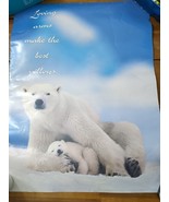 Vintage 1996 Tangerine Press Polar Bear Loving Arms Make The Best Pillow... - $19.79