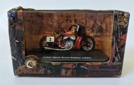 2005 New Ray 1:32 Scale 1947 INDIAN Sport Scout Babber Toy Motorcycle in Case - £7.90 GBP