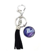 Unicorn Tassels keychain Key Ring Charm Purse Handbag Jewelry for Women ... - £13.07 GBP