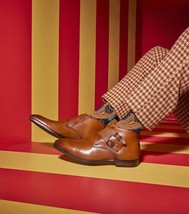 Stacy Adams Kaius Plain Toe Double Monk Strap Boot Black 25733-221 image 9