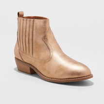 Universal Thread™ Brand ~ Women&#39;s Size 6 ~ Metallic ~ Western Ankle Boots - £20.54 GBP