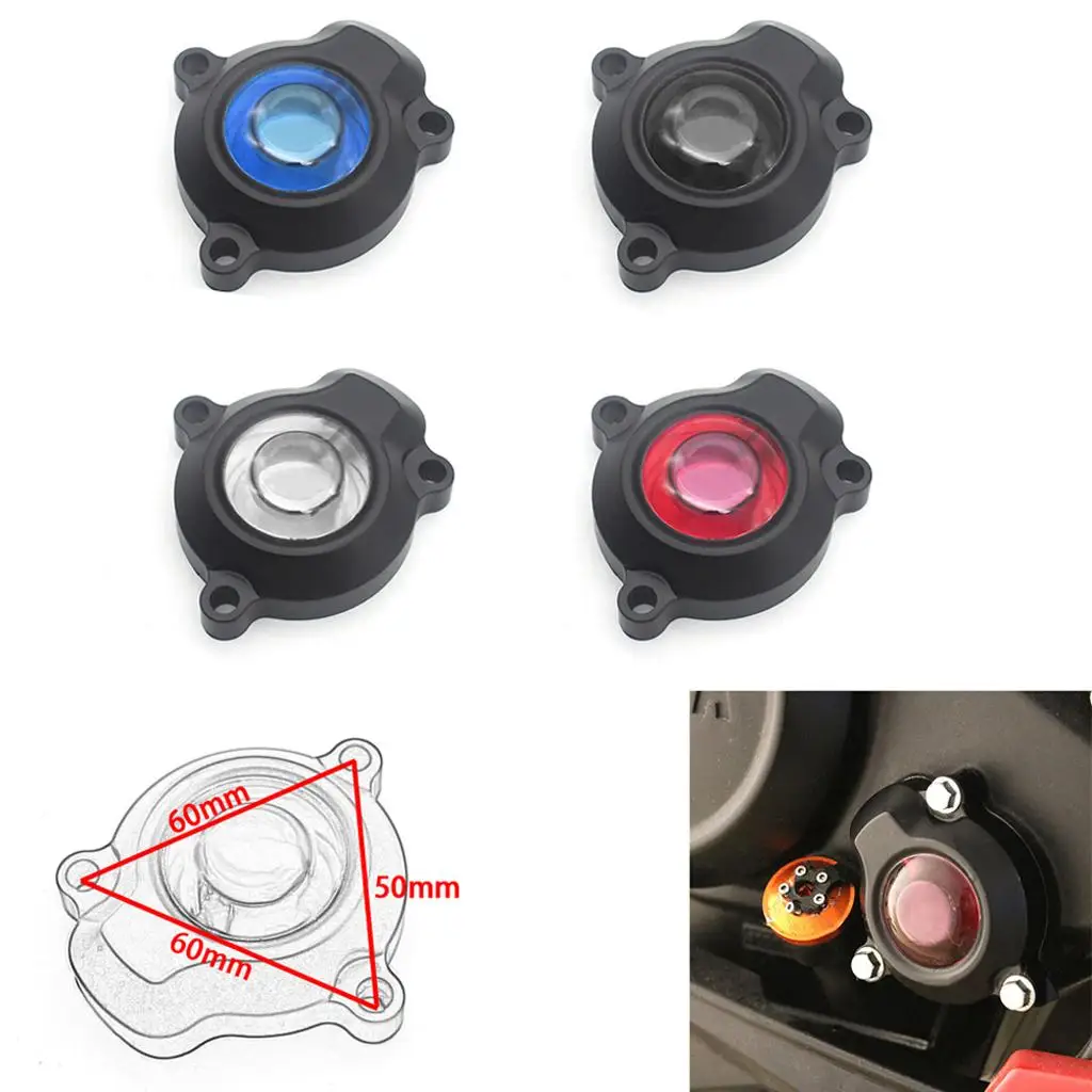 Oil Filter Cap for Yamaha LC135 Y15 Y15ZR Exciter FZ150, Transparent CNC-Manuf - £14.75 GBP