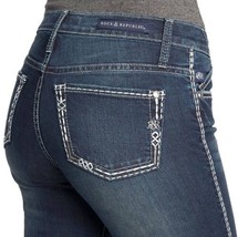 Rock &amp; Republic Bootcut J EAN S Size: 12 (Large) New Ship Free Inseam: 33 In Blue - £79.82 GBP