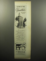 1951 The Homestead Resort Ad - Autumn at the Homestead - £14.78 GBP