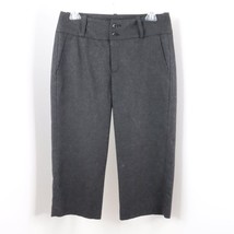Pink Tartan Women&#39;s 6 Gray Wool Blend Capri Dress Trouser Pants - £15.63 GBP