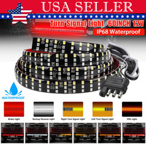 60&quot; Truck Tailgate 432 LED Light Bar Sequential Signal Brake Reverse Tai... - $23.99