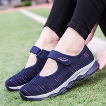 Summer Fashion Women Flat Platform Ladies Shoes Woman Breathable Mesh Casual Sne - £21.42 GBP
