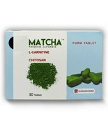 30 Tabs Matcha Form Tea Tablet Premium Japanese Detox Antioxidant Burner... - $38.79 CAD
