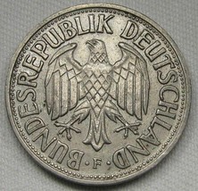 1957-F Germany 1 Mark XF Coin AD939 - $54.12