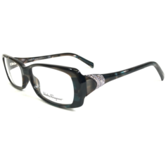 Salvatore Ferragamo Eyeglasses Frames 2650-B 601 Brown Blue Horn 54-15-135 - £52.27 GBP