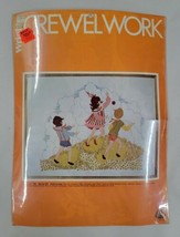 Vintage NIP Wright Crewelwork Crewel Embroidery Kit 321756 Spring Hill 2... - $14.85