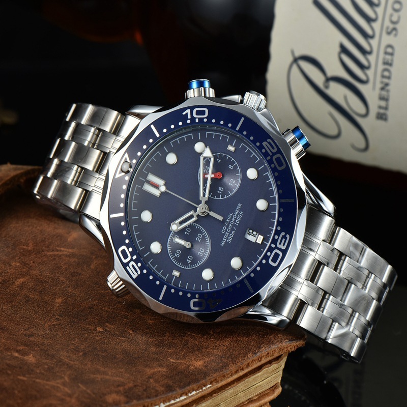 Quartz Watch Men's Six-Pin Full Function Quartz Watch Swatch Joint