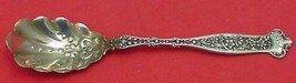 Dresden by Whiting Sterling Silver Sugar Spoon Fancy Shell Goldwashed 6&quot; - $107.91