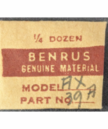 Pack of 3 NOS NEW Benrus AX Part# 39A - Watch Pallet Endstone Screw - $19.45 CAD