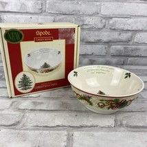 Spode Christmas Tree 6&quot; Candy Nut Bowl Bless This Home With Border New I... - £11.98 GBP