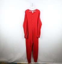 Vintage 90s Streetwear Mens Large Distressed Ribbed Knit Union Suit Paja... - $44.50