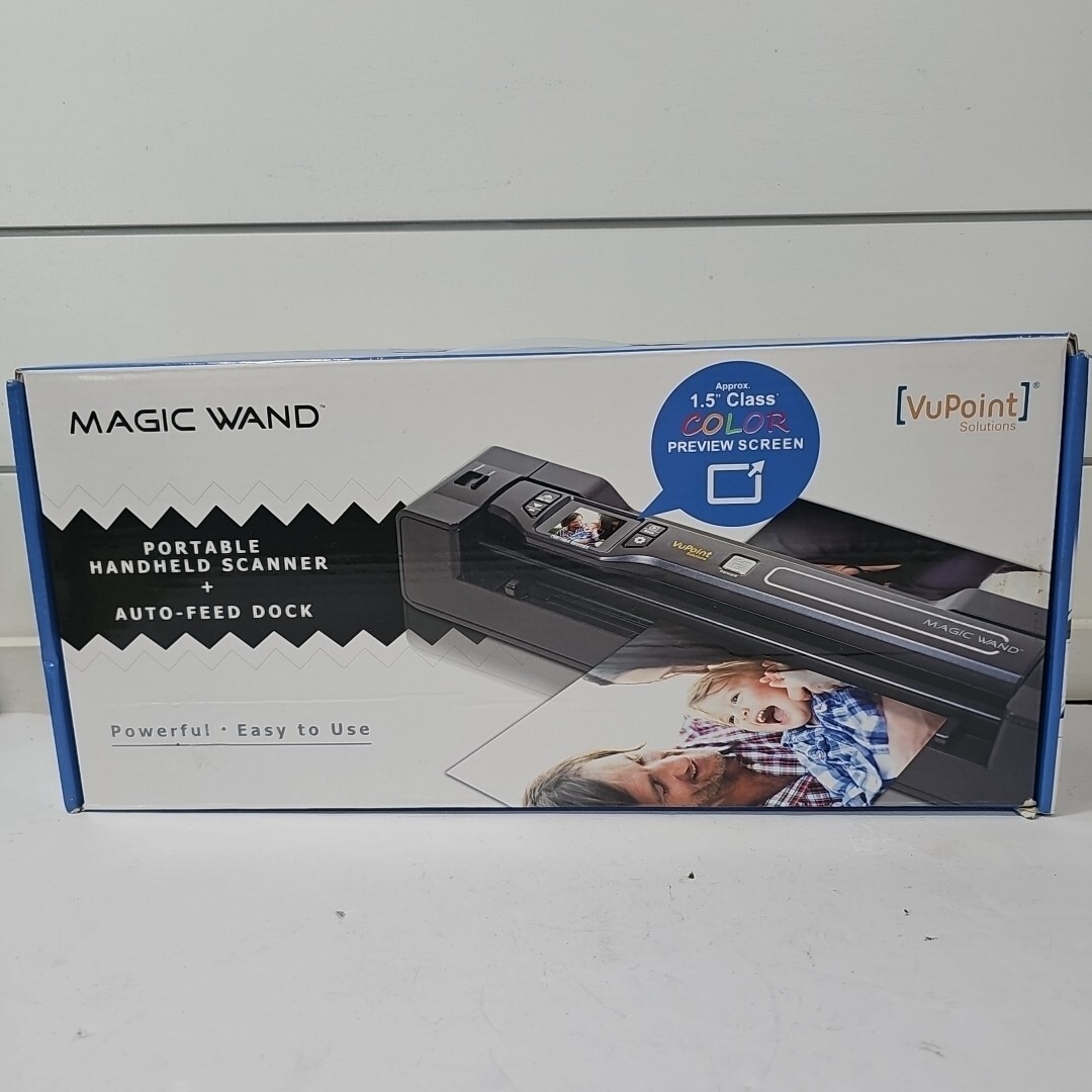 Vupoint PDSDK-ST470CHV-VP Magic Wand Portable Scanner Color LCD Open box  - $39.55