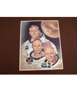 APOLLO 11 ARMSTRONG ALDRIN COLLINS ASTRONAUTS FIRST DAY OF ISSUE STAMPED... - $118.79