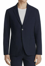 Michael Kors Grid-Print Seersucker Blazer Midnight Blue-Size 38R - £60.72 GBP