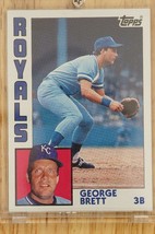 Vintage 1984 Topps Baseball Card #500 GEORGE BRETT Kansas City Royals HOF - £11.40 GBP