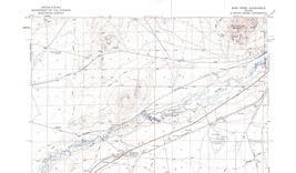 Rose Creek Quadrangle Nevada 1958 Topo Map Vintage USGS 15 Minute Topographic - £13.28 GBP
