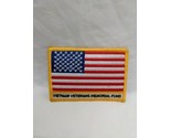 Vintage American Flag Vietnam Veterans Memorial Fund Embroidered Iron On... - £7.73 GBP