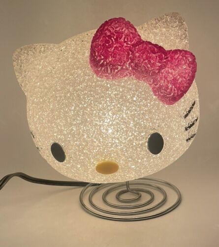 Primary image for Hello Kitty Eva Head Lamp Soft Glow Night Light Sanrio 2012 TESTED Works PVC
