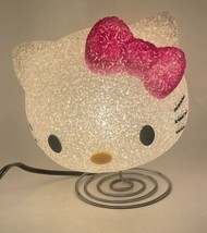 Hello Kitty Eva Head Lamp Soft Glow Night Light Sanrio 2012 TESTED Works... - $18.69
