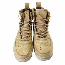 Nike SF Air Force 1 Mid GS Mushroom Sneakers AJ0424-200  7Y or (FITS Women 8.5) - £45.03 GBP