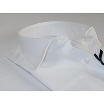 Mens 100% Cotton Shirt From Turkey Manschett by Quesste Slim Fit 4029-01 White image 5