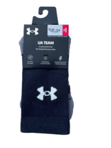 Under Armour UA Cushioned Crew Youth Socks Black / Grey - $19.77