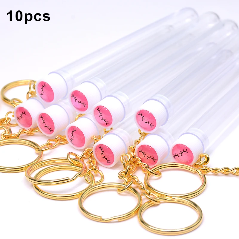 Kekelala  Eyelash Mascara Wands   With Key Chain Pink  Lash Spoolies Pla... - $29.43