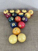 Vintage 60s/70s Complete Set Billiards 2 Inch Pool Balls - $127.71