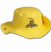 Yellow Gadsden Tea Party Dont Tread on Me Bucket Hat Cap - £7.75 GBP