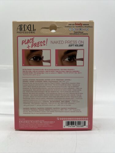 Ardell Naked Press On Pre Glued Underlash Extensions Soft Volume 30 Clus... - $9.89