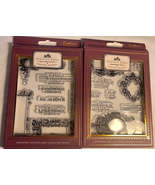 Crafter&#39;s Companion Downton Abbey Clear Stamps Sentiments 1&amp;2 set - £12.59 GBP