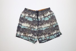 Vintage 90s Speedo Mens Large Spell Out Beach All Over Print Lined Shorts Trunks - £27.18 GBP